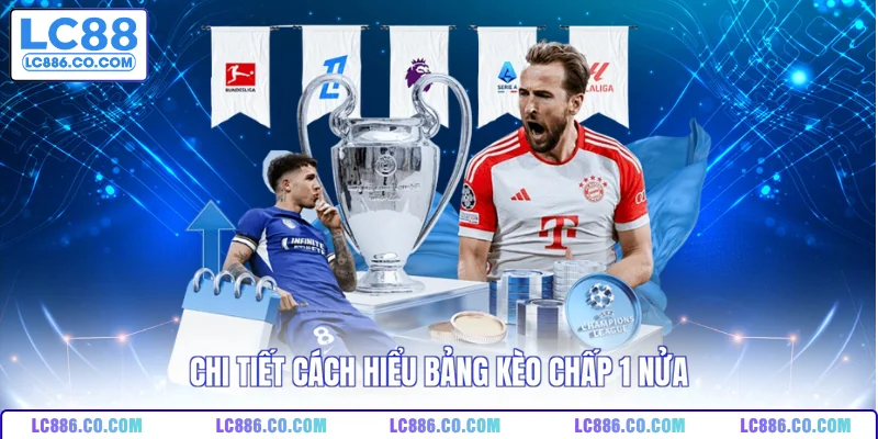 Chi tiết cách hiểu bảng kèo chấp 1 nửa