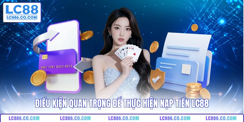 Điều kiện quan trọng để thực hiện nạp tiền LC88